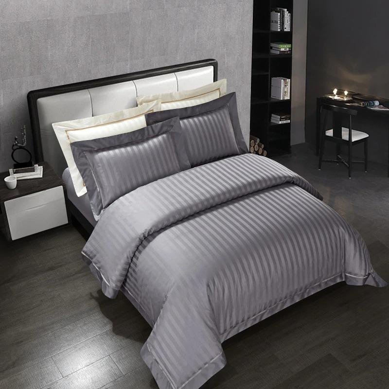 Luxurious 1200-Thread-Count Grey Duvet Cover Set (Egyptian Cotton)