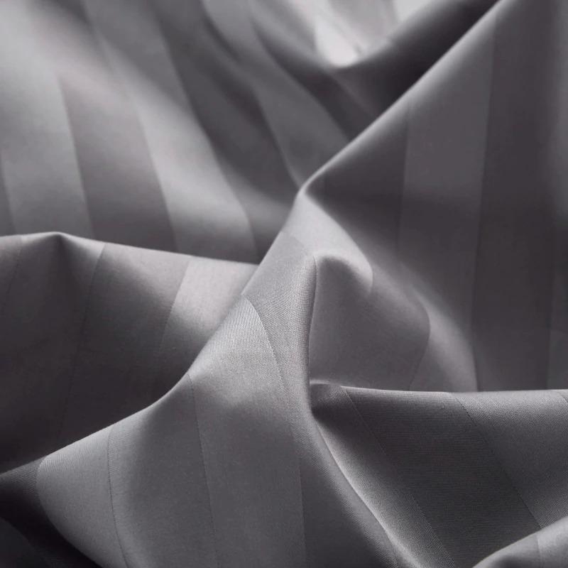 Luxurious 1200-Thread-Count Grey Duvet Cover Set (Egyptian Cotton)