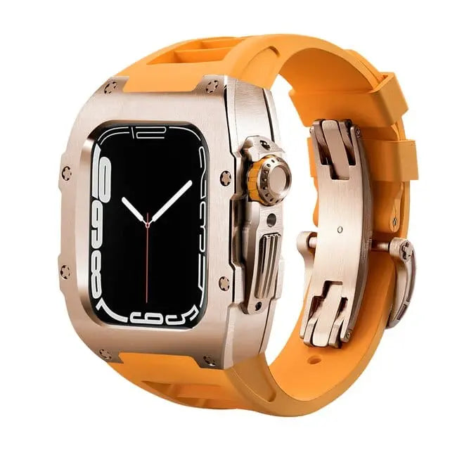Titanium Case & Silicone Band for Apple Watch