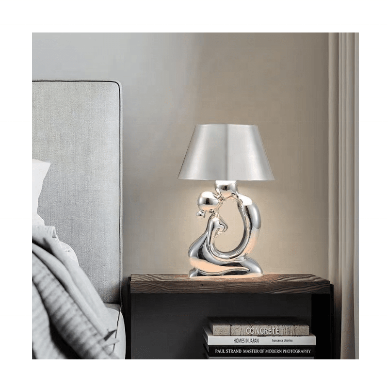 Aurelia Ambient Table Lamp With Gold Or Chrome Finish