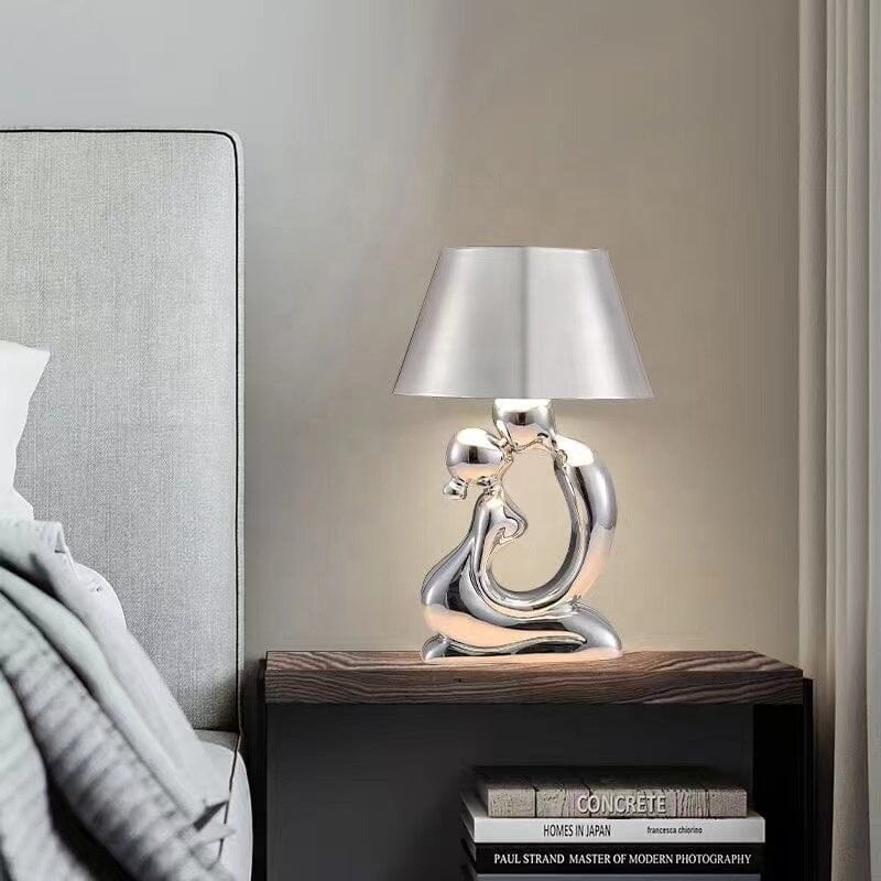 Aurelia Ambient Table Lamp With Gold Or Chrome Finish