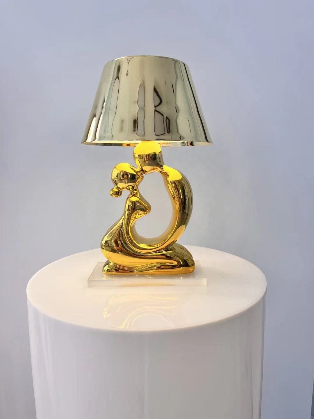 Aurelia Ambient Table Lamp With Gold Or Chrome Finish