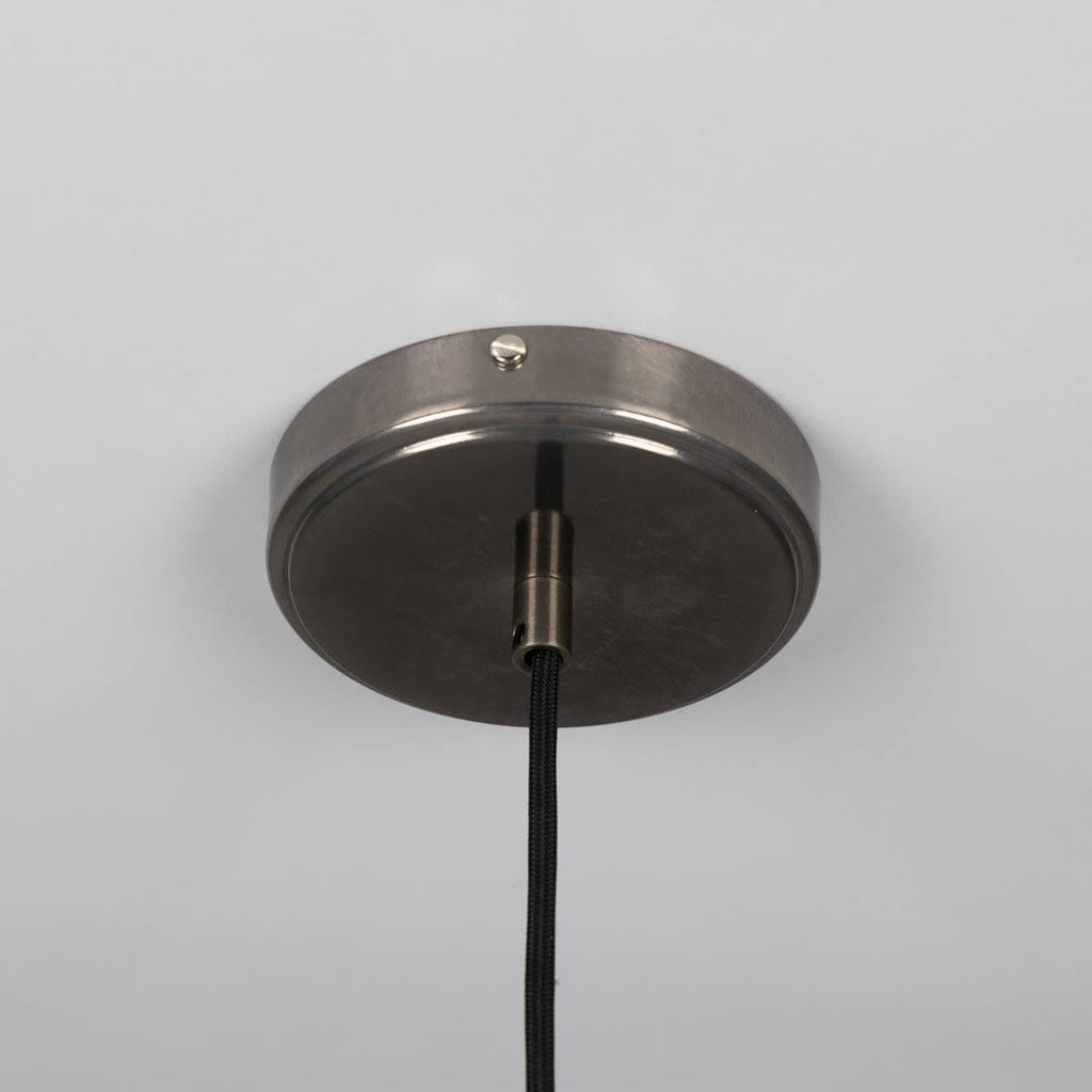 Lyria Organic Ceramic Pendant Light 20cm in Blue Earth