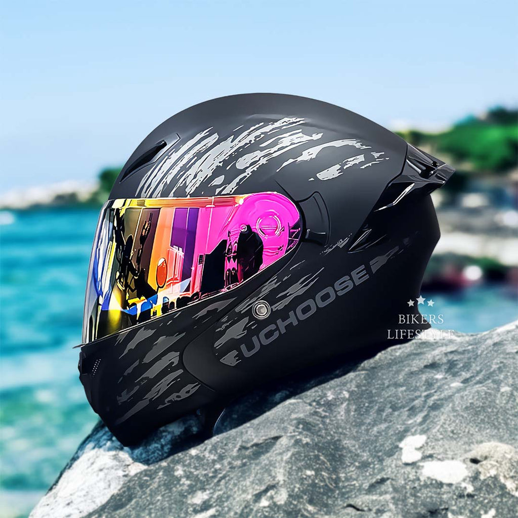 FlipGuard Helma s dvojitou čočkou | Schváleno DOT