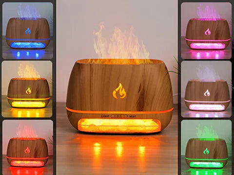 Aeris Himalayan Salt Stone Three In One Aroma Diffuser
