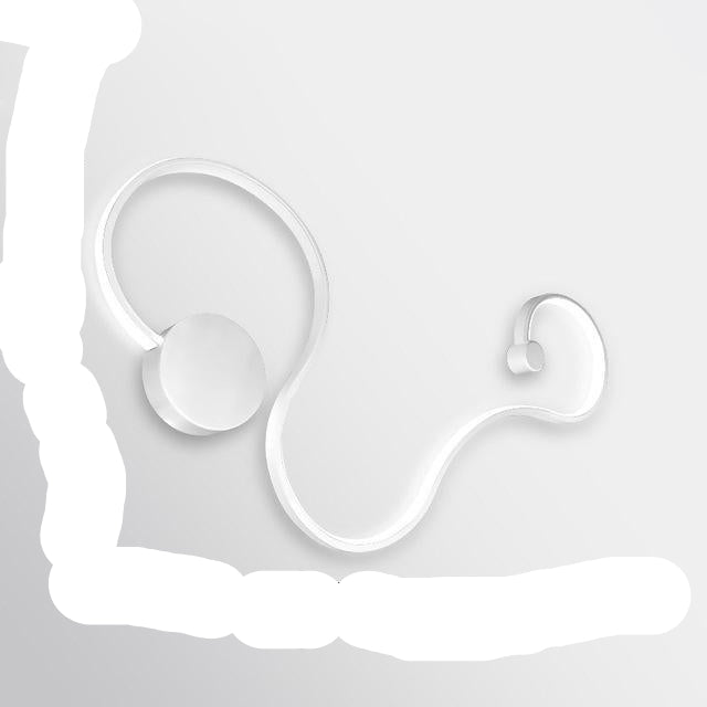 Luz de Led Acrílica Moderna de Parede