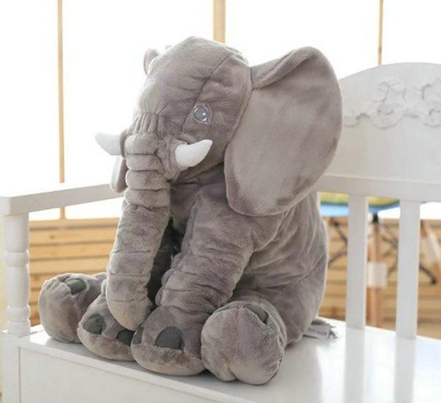 Adorable Elephant Pillow Plush Toy Doll