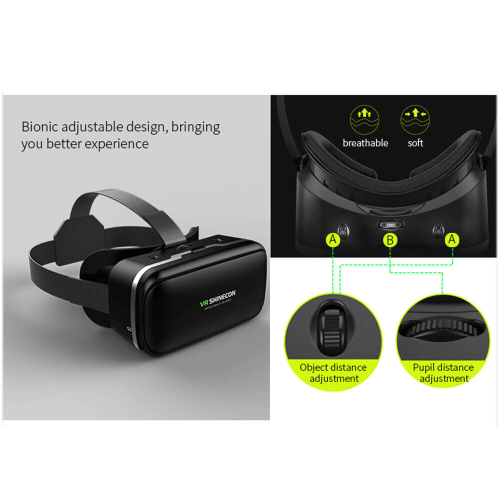 Chytrý telefon 360° VR brýle s Bluetooth dálkovým ovládáním