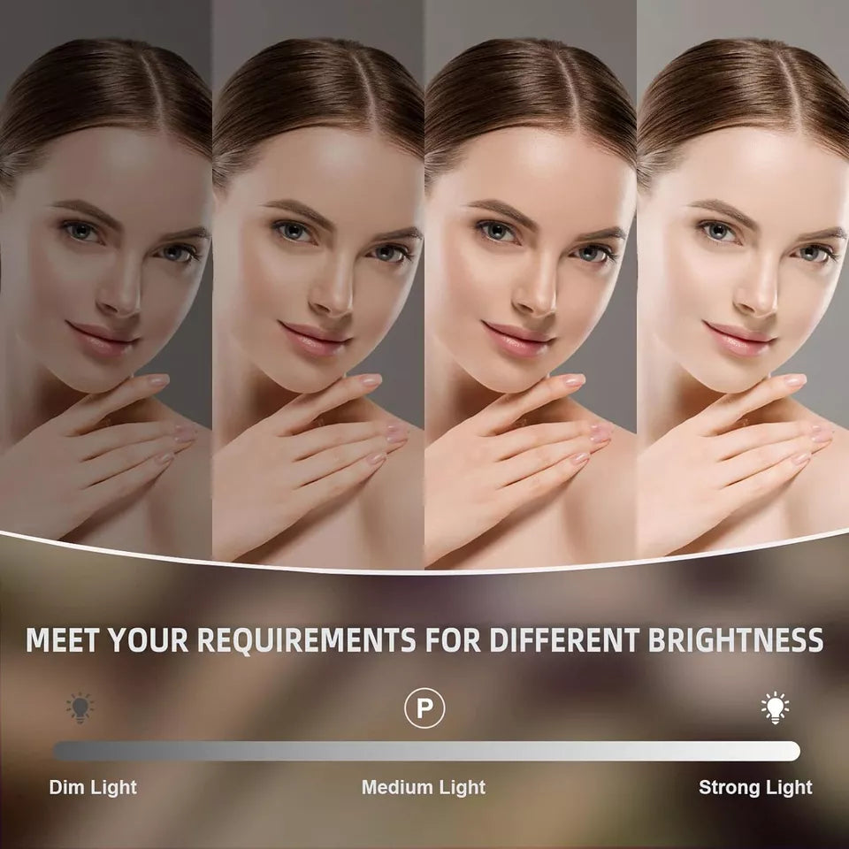 LED hollywoodské kosmetické zrcadlo s stmívatelnými LED žárovkami