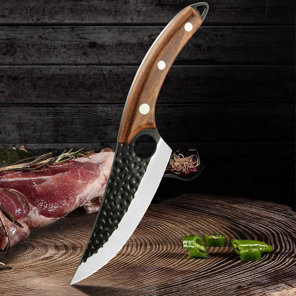 Serbian Chef Knife, Hand-Forged Boning Knife 6” Meat Cleaver
