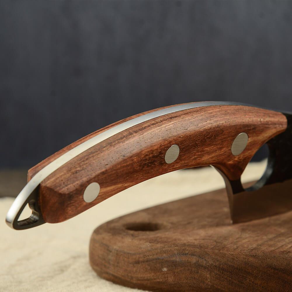 Serbian Chef Knife, Hand-Forged Boning Knife 6” Meat Cleaver