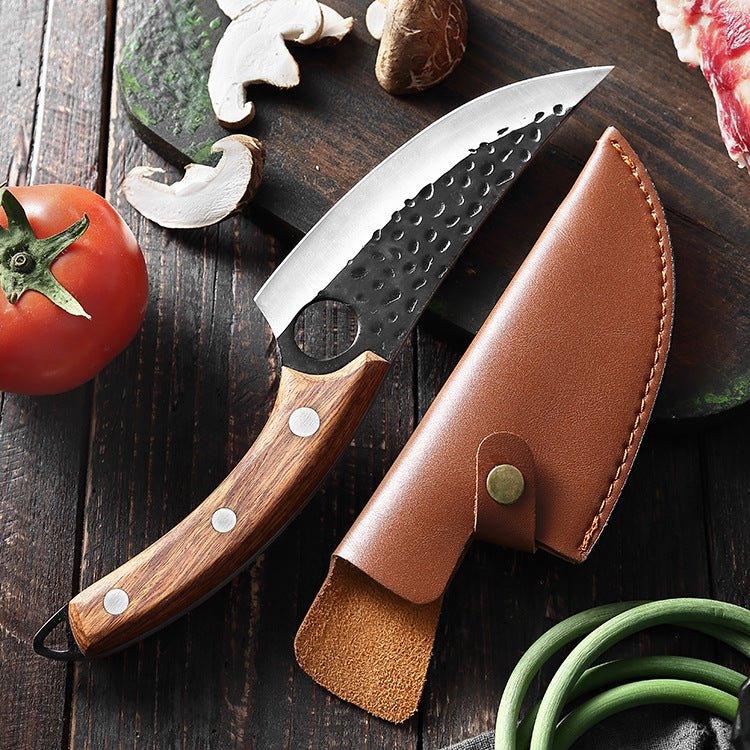Serbian Chef Knife, Hand-Forged Boning Knife 6” Meat Cleaver