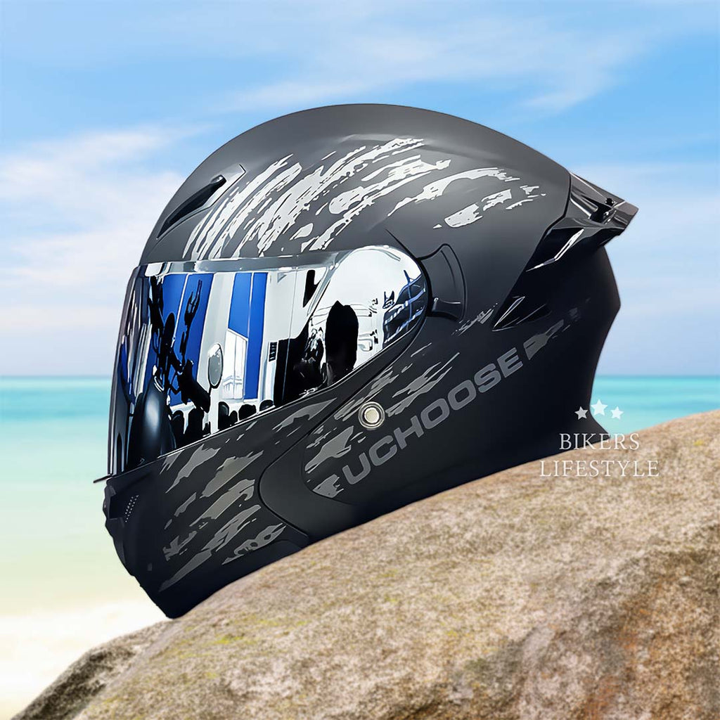 FlipGuard Helma s dvojitou čočkou | Schváleno DOT