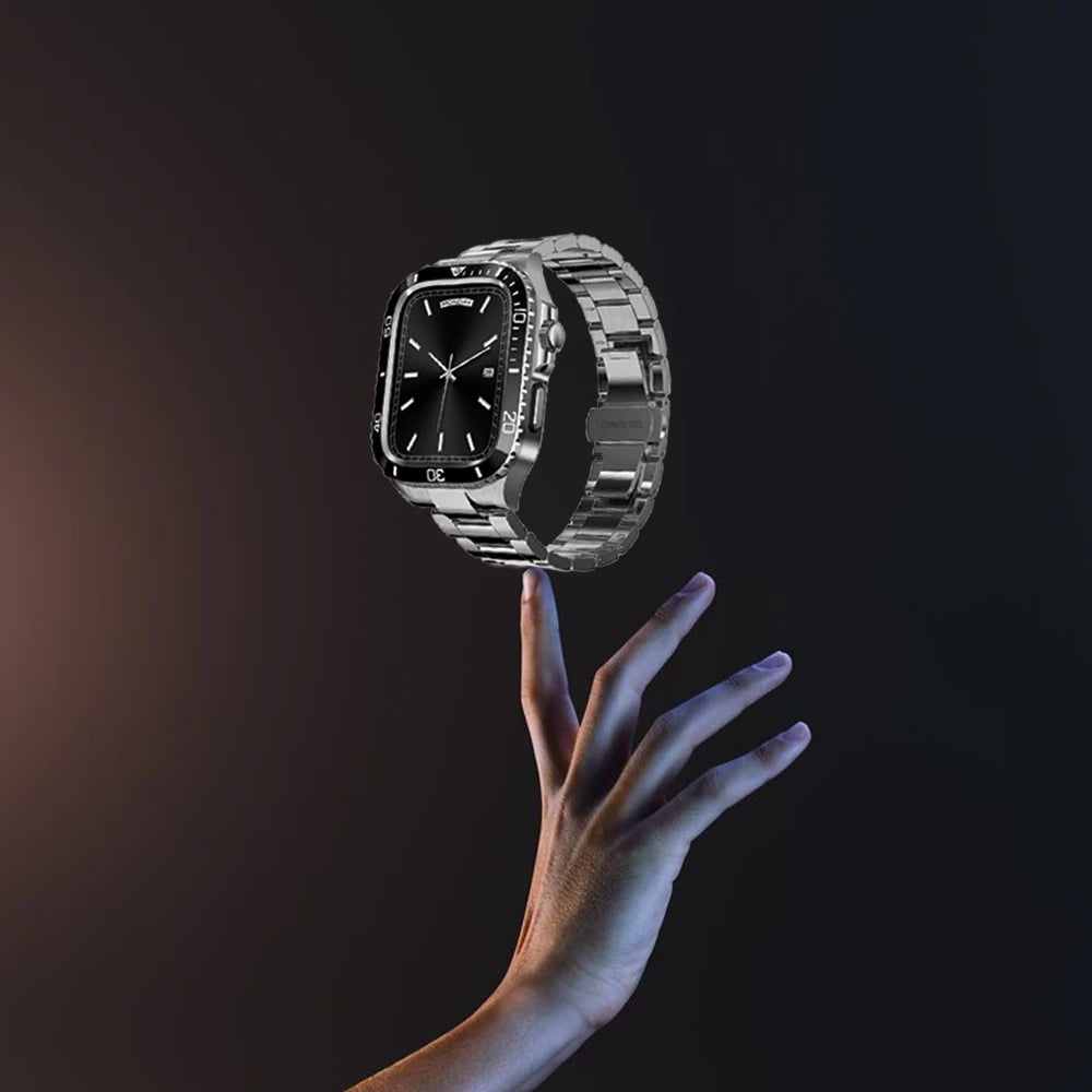 Stainless Steel Armor Case & Band for Apple Watch