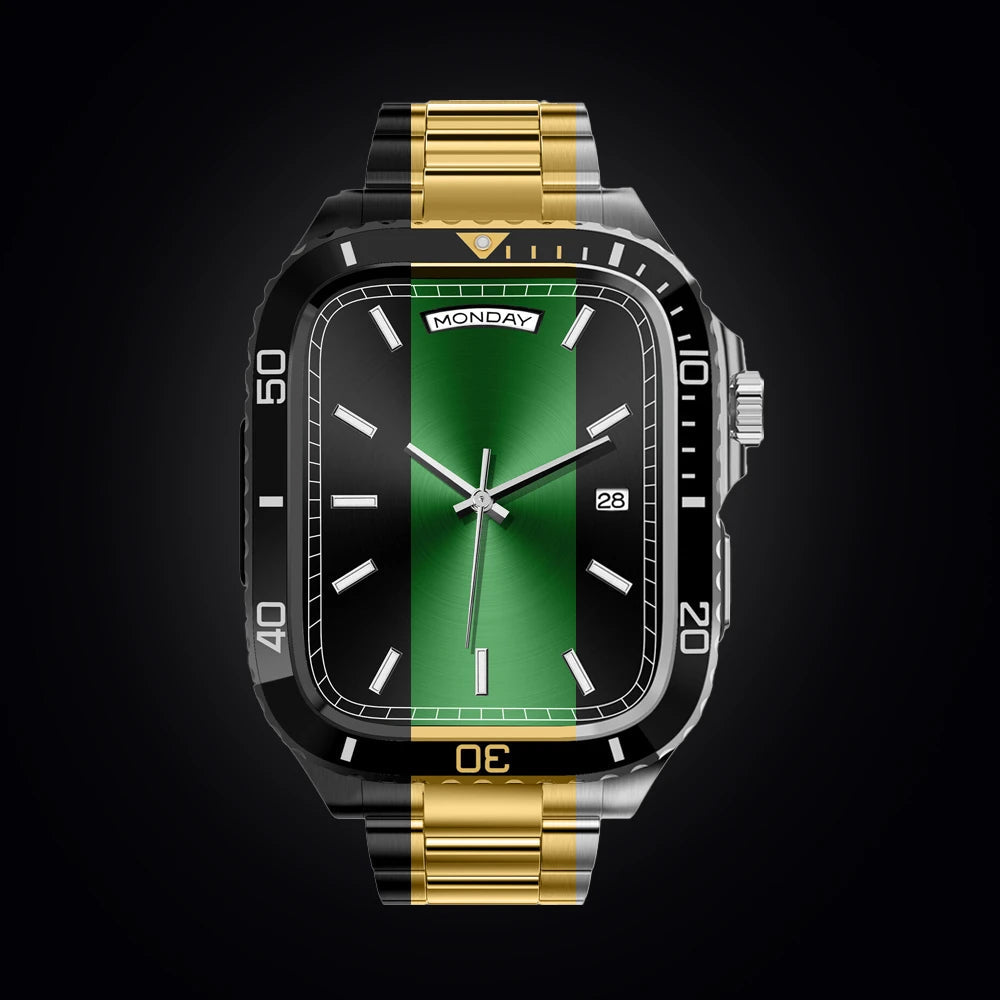 Stainless Steel Armor Case & Band for Apple Watch