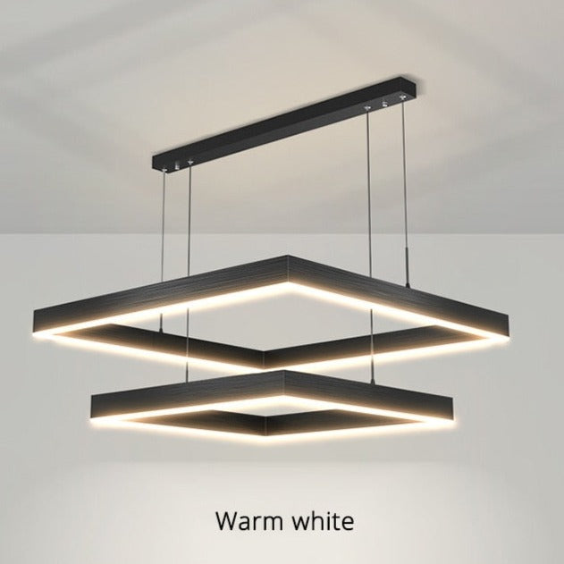 Závěsný lustr Angélique Square LED