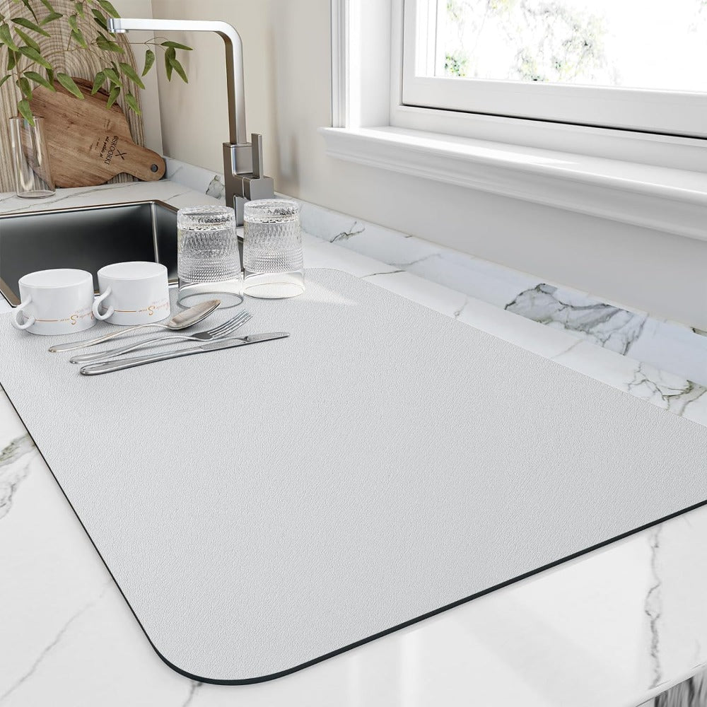 Highly Absorbent Quick-Dry Kitchen Dish Mat by Arden