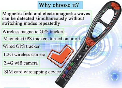 GPS Tracker Detector- Latest Technology With Free Detection Hose