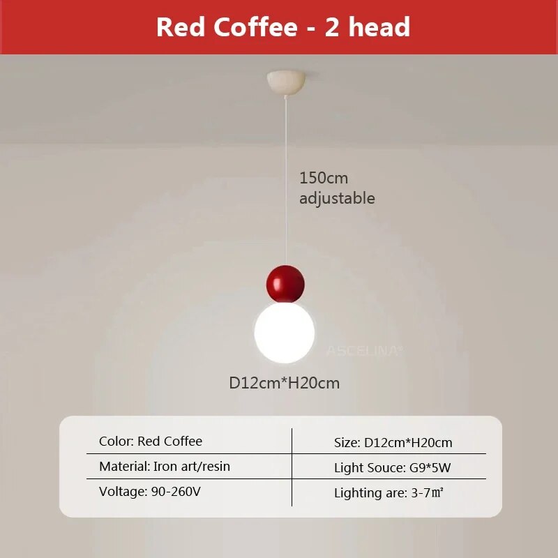 Orbiselle Spherical Pendant Lamp For Modern Living Rooms